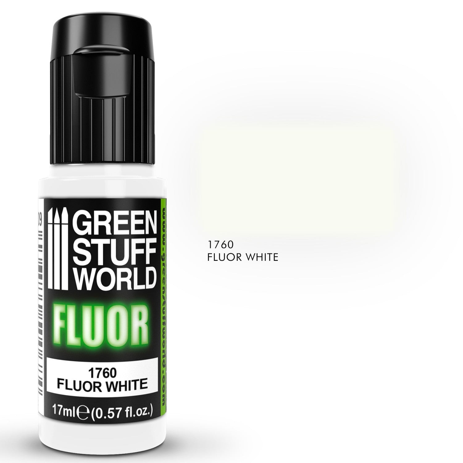 Green Stuff World Fluor Paint White 17ml - view 3