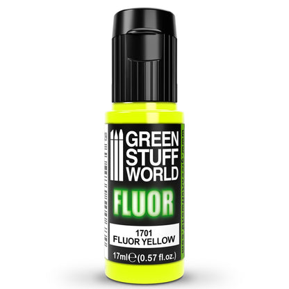 Green Stuff World Fluor Paint Yellow 17ml - view 2