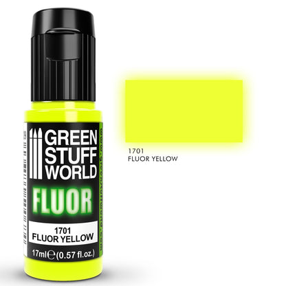Green Stuff World Fluor Paint Yellow 17ml - view 3