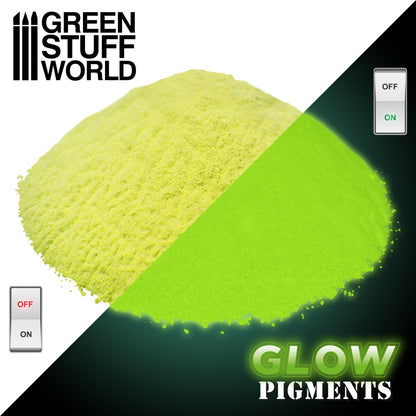 Green Stuff World Glow in the Dark Pigment - REALITY YELLOW-GREEN 30ml - view 2