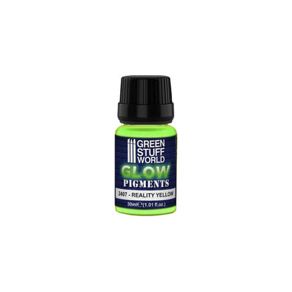 Green Stuff World Glow in the Dark Pigment - REALITY YELLOW-GREEN 30ml - view 3