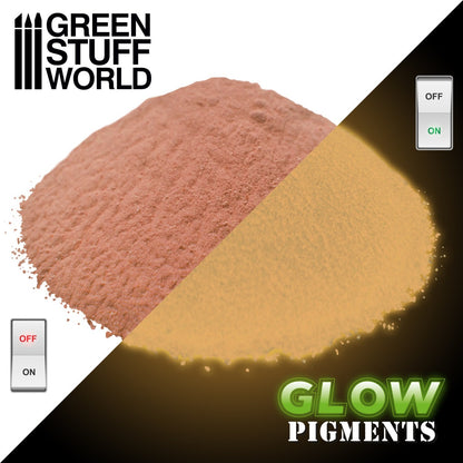 Green Stuff World Glow in the Dark Pigment Time Orange 30ml - view 2