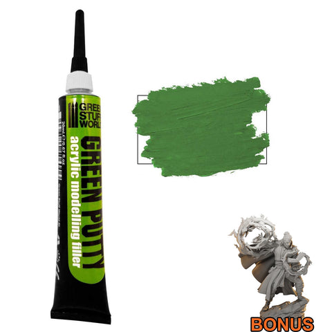Green Stuff World Green Putty - Acrylic Filler Putty 20ml