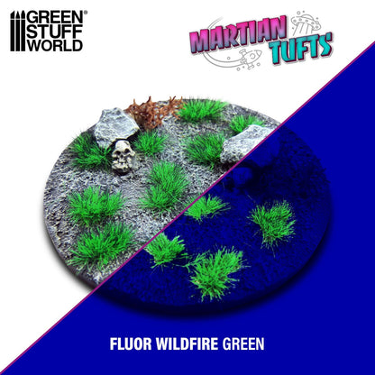 Green Stuff World Martian Tufts 6mm - FLUOR WILDFIRE GREEN - view 4