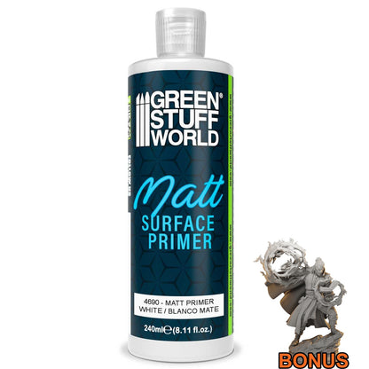 Green Stuff World Matt Surface Primer White 240ml