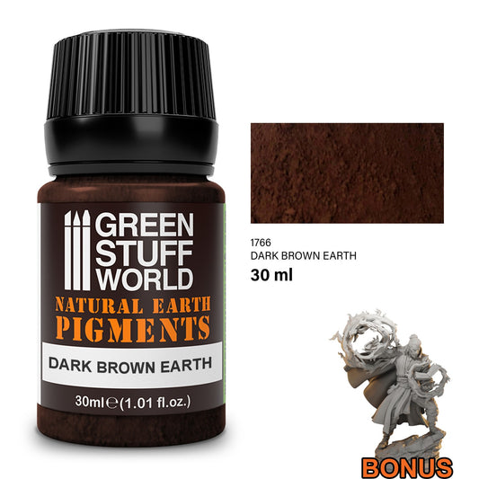 Green Stuff World Pigment Dark Brown Earth 30ml