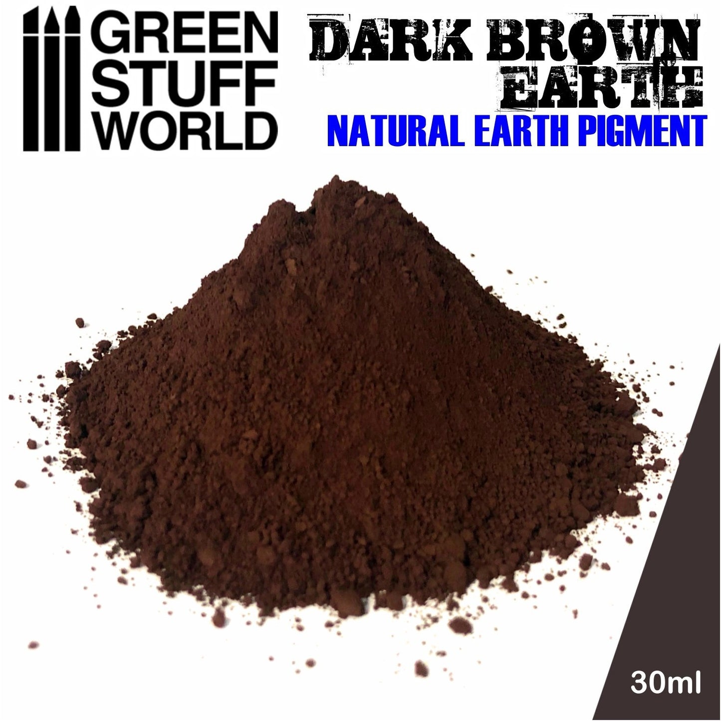 Green Stuff World Pigment Dark Brown Earth 30ml - view 2