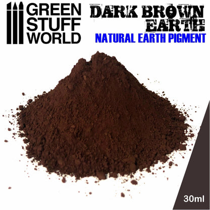 Green Stuff World Pigment Dark Brown Earth 30ml - view 2
