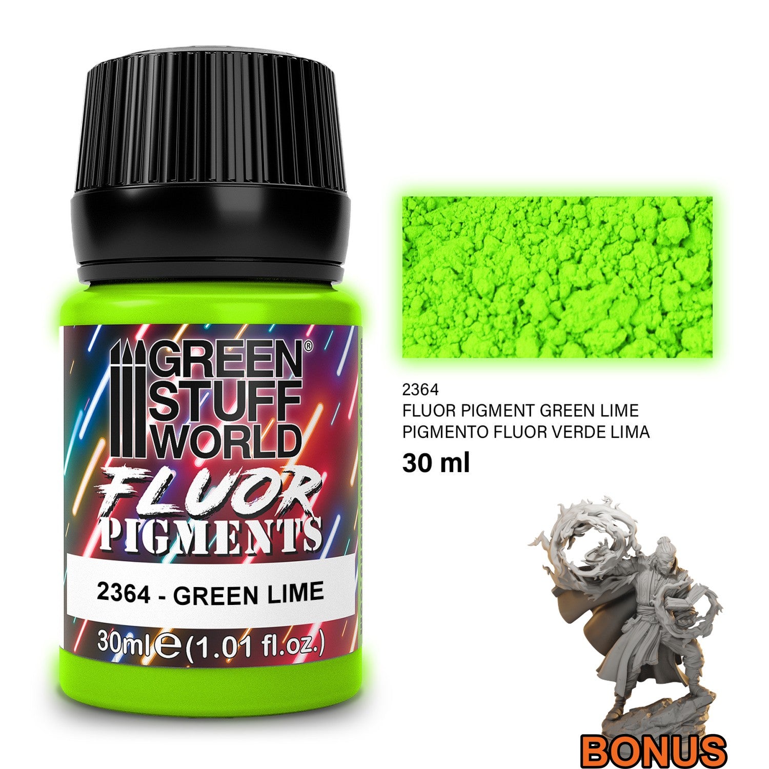 Green Stuff World Pigment Fluor Green Lime 30ml