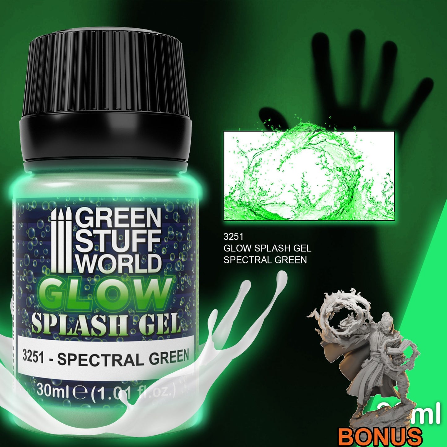 Green Stuff World Splash Gel Glow - Spectral Green 30ml