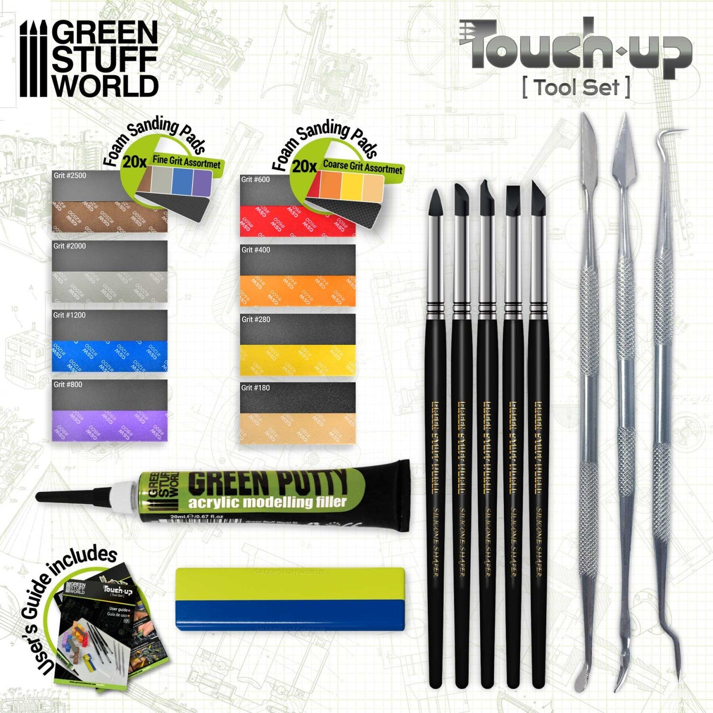 Green Stuff World Touch-up Tool Set - view 3
