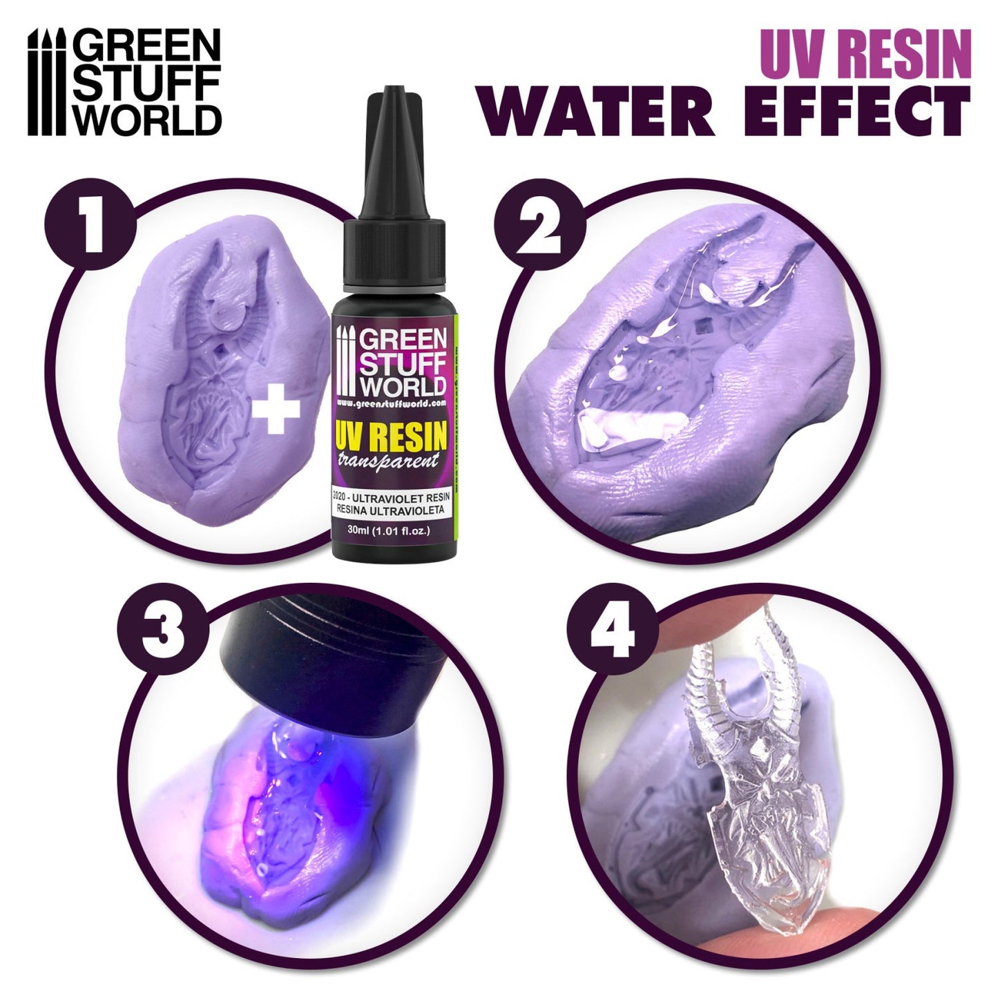 Green Stuff World UV Resin 30ml - Clear Water Effect - view 2