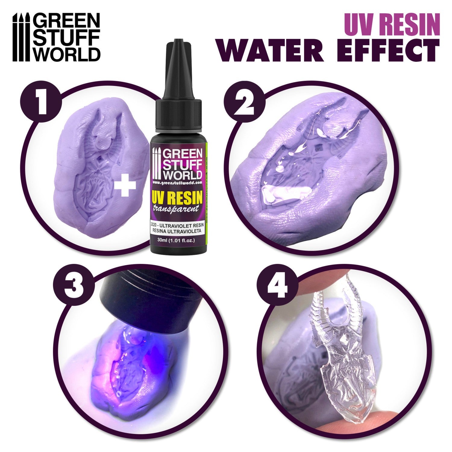 Green Stuff World UV Resin 30ml - Clear Water Effect - view 2