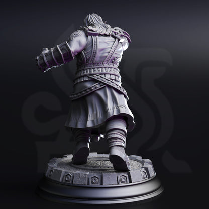 Guthdin –  Dark Dwarf Pugilist Brawler of the Abyss
