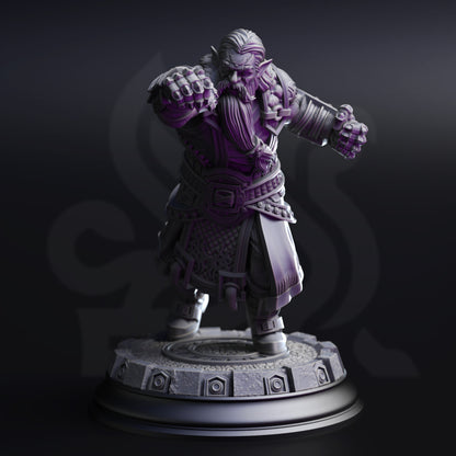 Guthdin –  Dark Dwarf Pugilist Brawler of the Abyss