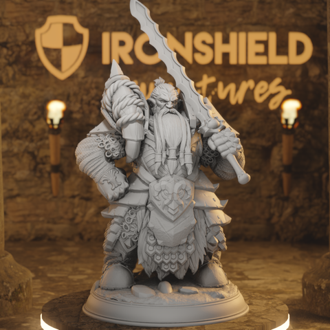 Dwarf Paladin Fighter Hunter - Gundrin