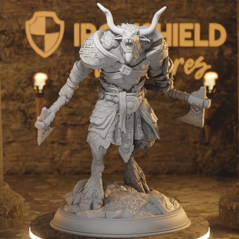 Hannes Beastfolk Minotaur Barbarian Fighter