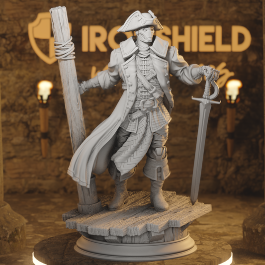 Harvold Blue Eyes – Automaton Masked Pirate Commander