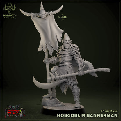 Hobgoblin Bannerman – War Standard Bearer Spear Fighter