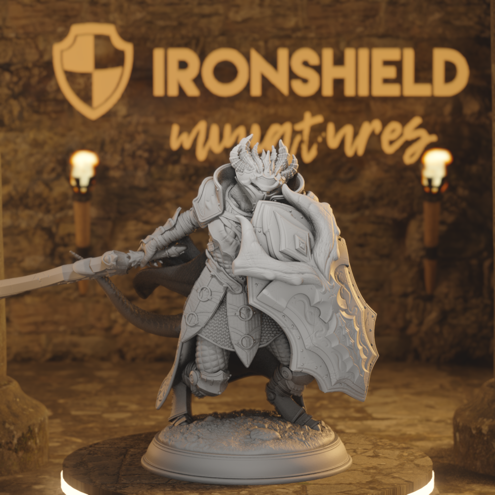 Horakthar Action - Dragon Commander Attacker Sword and Shield