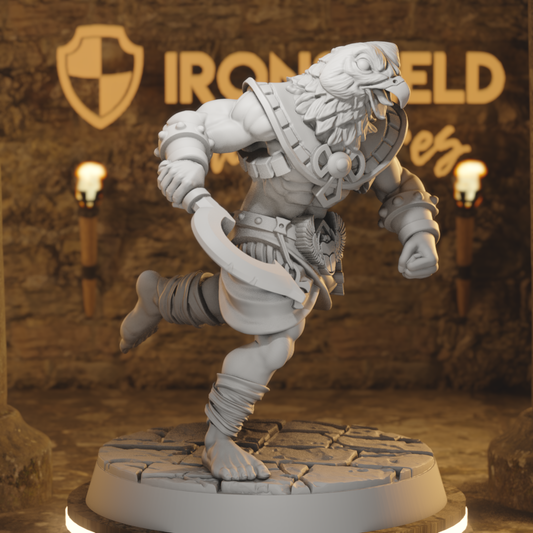 Horathi Kopesh – Birdfolk Warrior Kopesh Fighter
