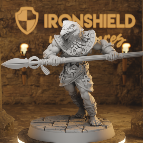 Horathi Lanza – Birdfolk Spearman Guardia Tribal