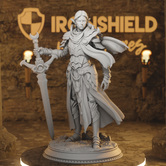 Ilnia – Drow Elven Paladin Blade of the Underdark