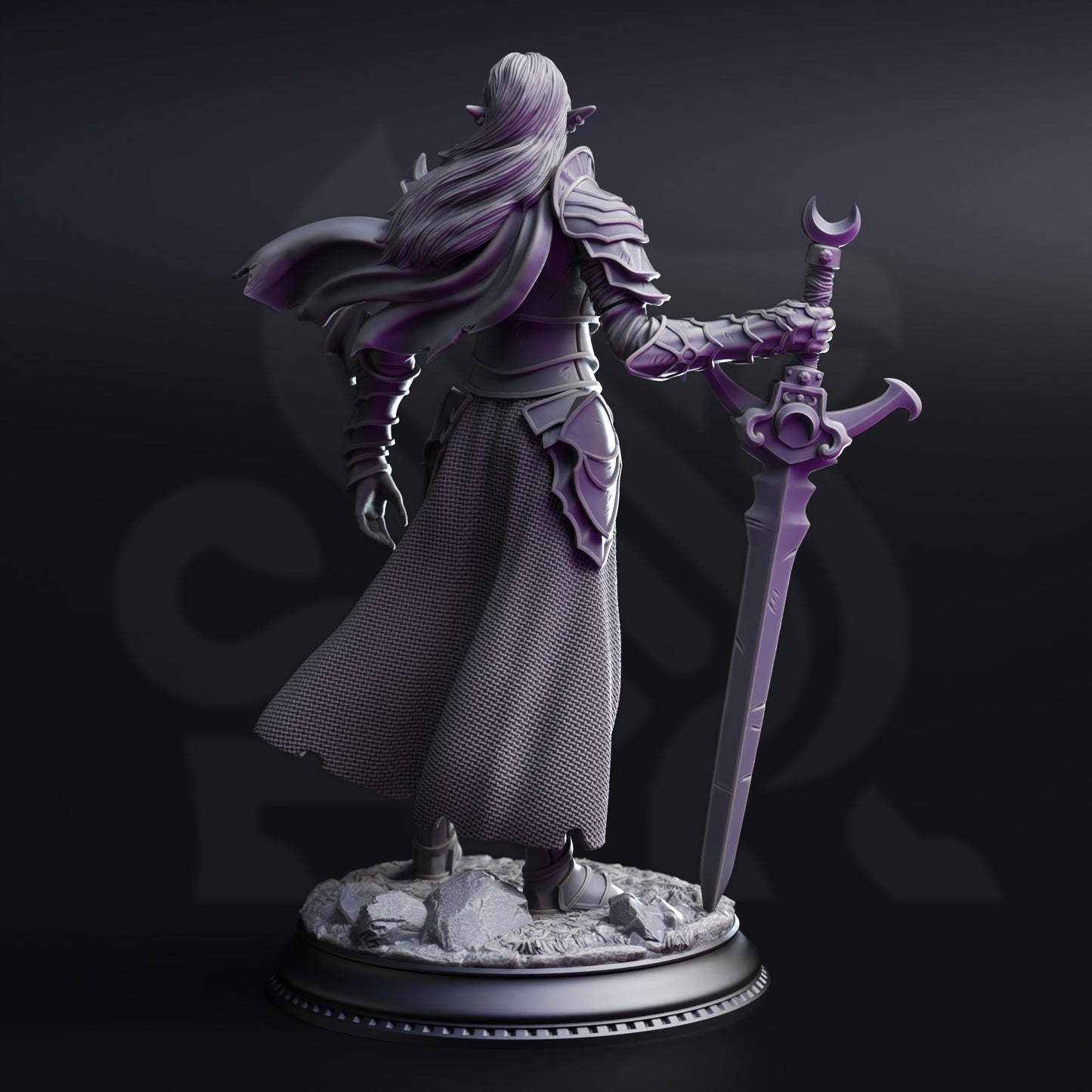 Ilnia – Drow Elven Paladin Blade of the Underdark