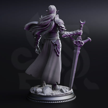 Ilnia – Drow Elven Paladin Blade of the Underdark