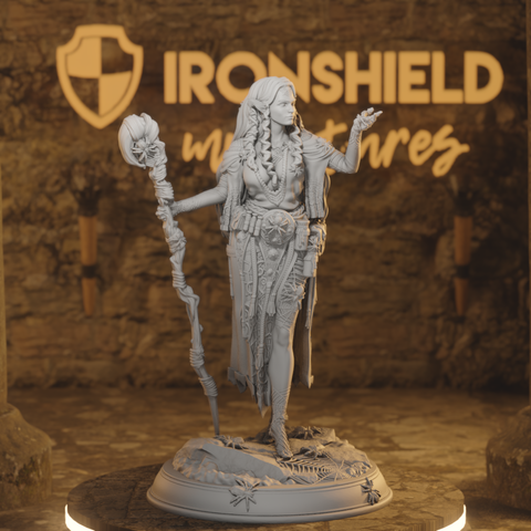 Drow Arachnomancer Elf Mage - Irinia