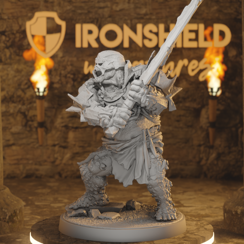 Ironcrag Ogre - Greatsword Skull-Helm Ogre Brute Marauder of the Iron Hills