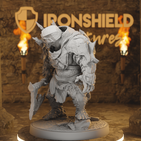 Ironcrag Ogre - Hunched Cleaver Ogre Brute Plate-Clad Marauder of the Iron Hills