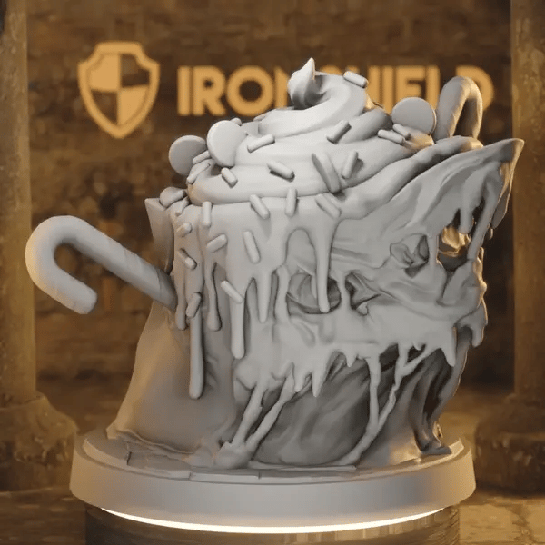 Jelly Nelly DnD miniature 360 turntable animation