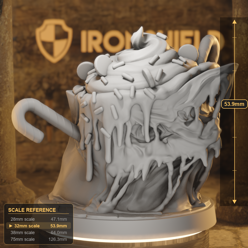 Jelly Nelly Ooze DnD miniature 3D printed resin tabletop RPG figure