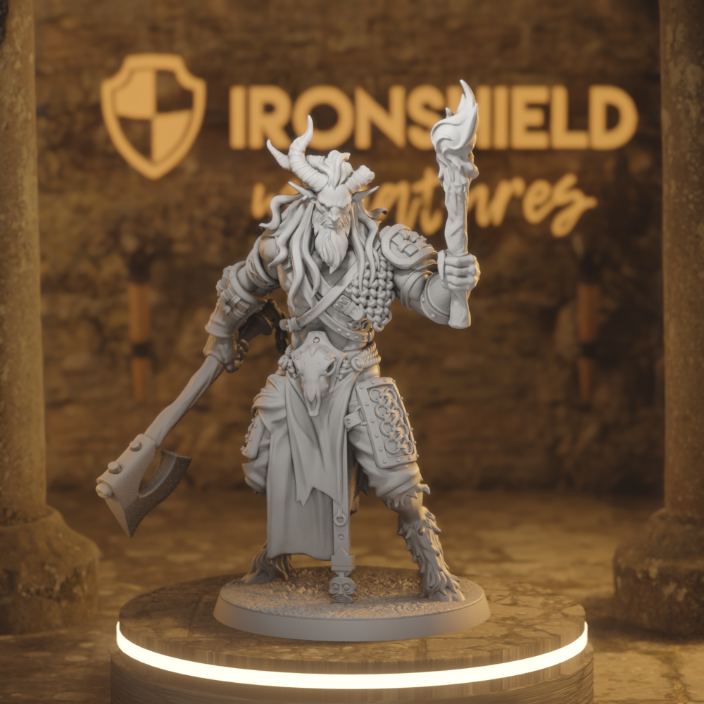 Dark Descent - Lowtown Collection - Jhago Half-Beast Fighter