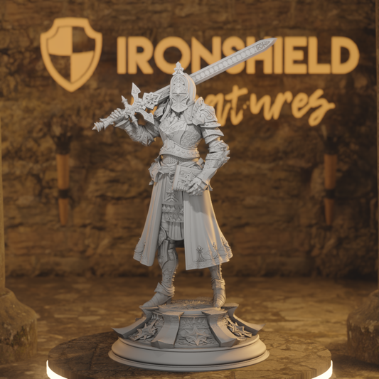 Johanna Inquisitor Knight Paladin Legions Figure dnd + BONUS Print 3d 14k miniature Gift Idea mini | Dungeons & Dragons | Tabletop  DM Stash