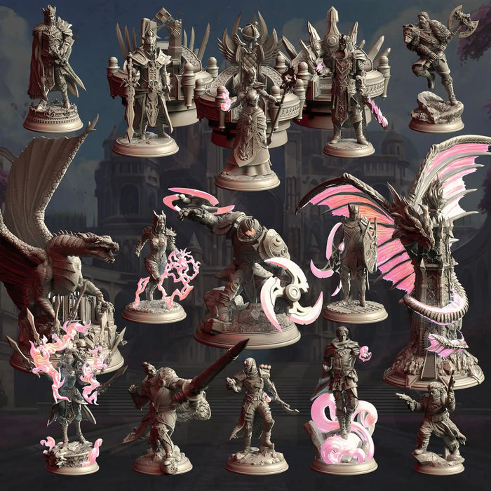 Die Belagerung von Nirloom – DND 5e Starter-Kampagne – Komplettset mit 15 Figuren + Karten + Charakterbögen D&amp;D 