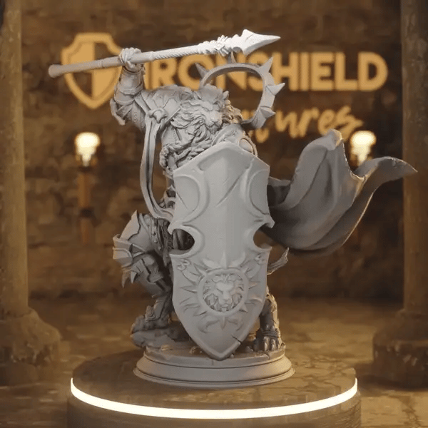 Kigari DnD miniature 360 turntable animation