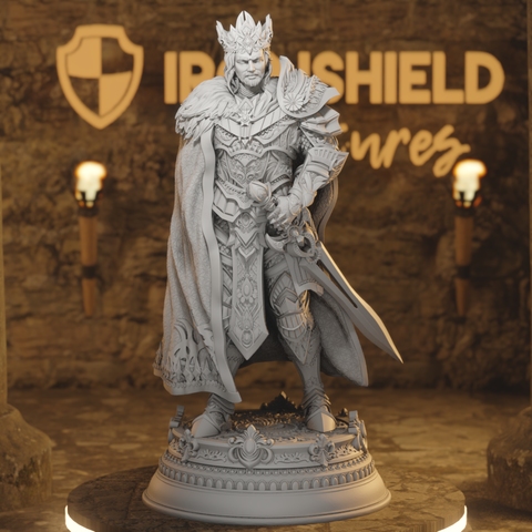 King Trendium Human Warrior Barbarian Fighter