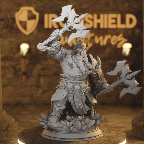 Korthart - Dark Dwarf Berserker Barbarian