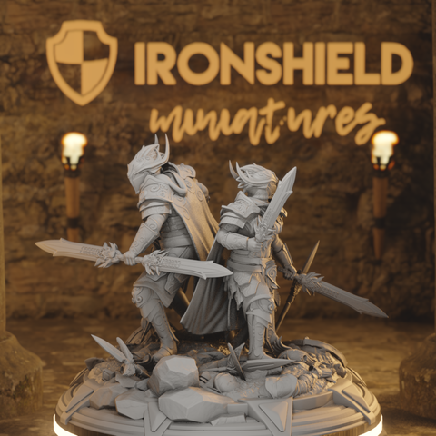 Vanguards High Elf Duo Knights Paladins