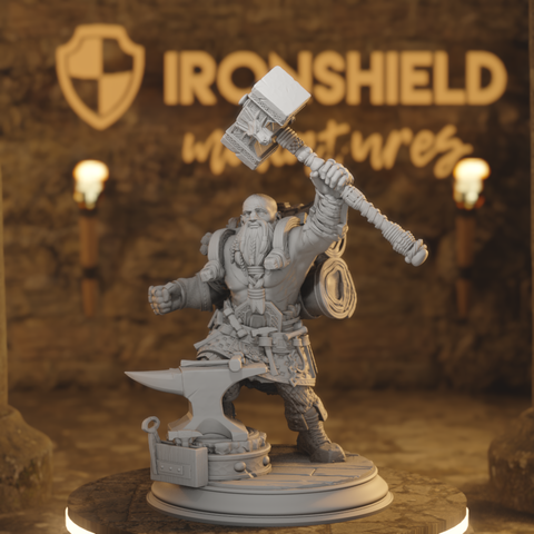Hammerfist Dwarven Battle Blacksmith