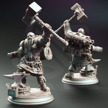 Hammerfist Dwarven Battle Blacksmith