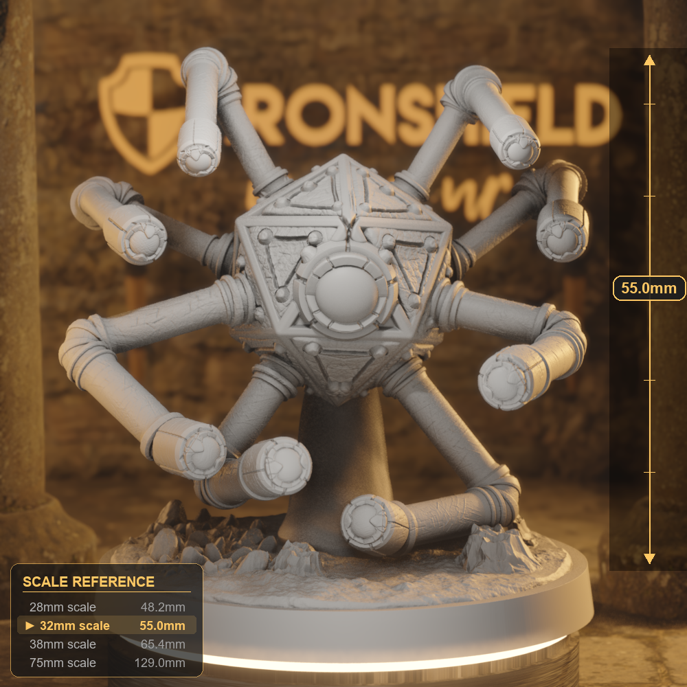 Logician Sphere - Multi-Armed Construct Core Automaton Modron Overseer Monstrosity