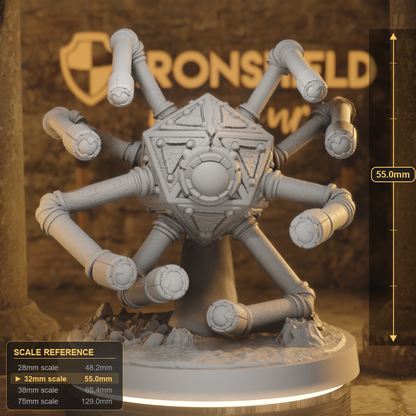 Logician Sphere - Multi-Armed Construct Core Automaton Modron Overseer Monstrosity