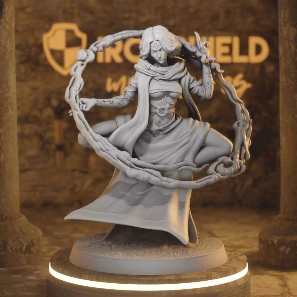 Dark Descent - Lowtown Collection - Lucita Vinaro Infernalist Wizard