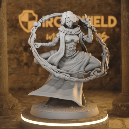 Dark Descent - Lowtown Collection - Lucita Vinaro Infernalist Wizard