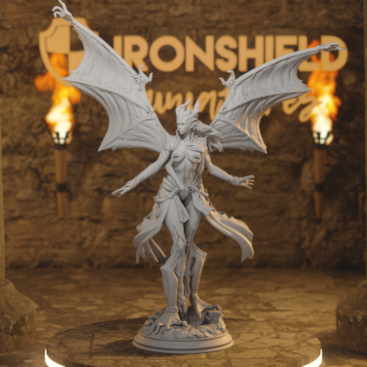 Luxuria Fiend DnD miniature 3D printed resin tabletop RPG figure