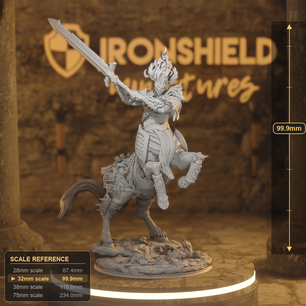 Magnus Beastfolk DnD miniature 3D printed resin tabletop RPG figure