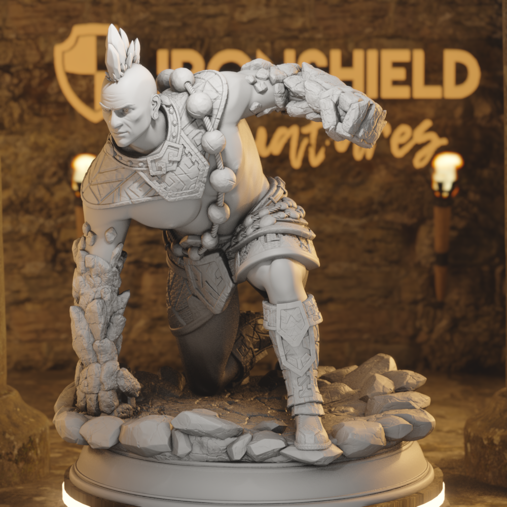 Earth Genasi Brawler Fighte Monk Vanguard Markus